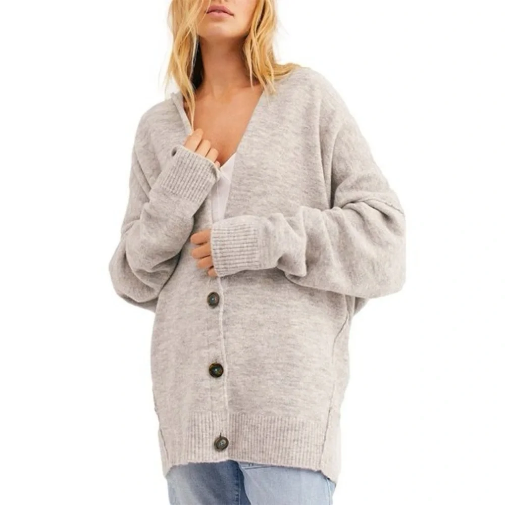 Free People Eucalyptus Cardigan